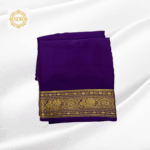Pure Mysore Crepe Silk Saree – 130 GSM - Image 2