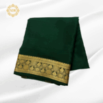 Pure Mysore Crepe Silk Saree – 130 GSM