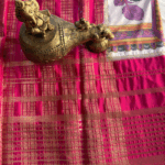 Semi Mysore Silk Saree (Kalamkari Print) - Image 3