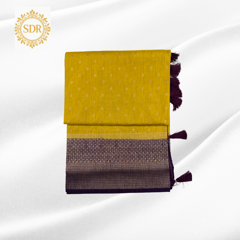 Untitled design - 2025-09-14T180104.329 Banarasi Kora Silk Saree - Image 1