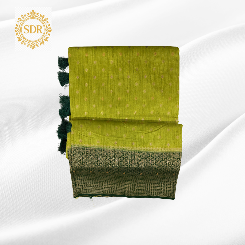 Untitled design - 2025-09-14T181036.525 Banarasi Kora Silk Saree - Image 1