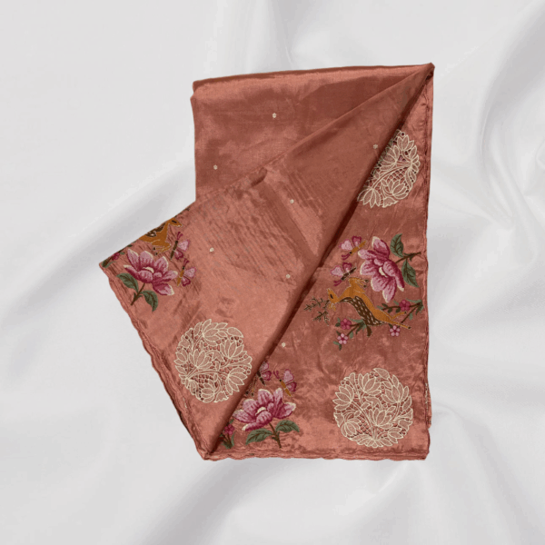 Pure Moss Tussar Silk