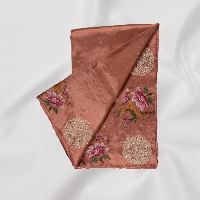 Untitled design (33) Pure Moss Tussar Silk - Image 1