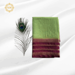 Semi Mysore Crepe Silk Checks Pattern - Image 2