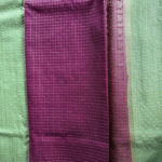 Semi Mysore Crepe Silk Checks Pattern - Image 4