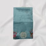 Pure Moss Tussar Silk - Image 3