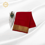 Pure Mysore Crepe Silk Saree – 130 GSM