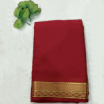 Pure Mysore Crepe Silk Saree (65–70 GSM) - Image 2