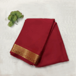 Pure Mysore Crepe Silk Saree (65–70 GSM)