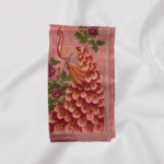 Pure Tissue Saree with Korean Machinery Work – Peacock Design - Image 2