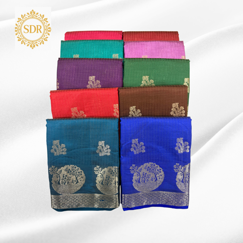 Your paragraph text (10) Semi Tussar Silk Saree - Image 1