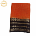 Semi Mysore Crepe Silk Checks Pattern