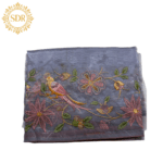 Elegant Organza Saree with Intricate Embroidery