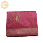 Matka Silk With Kashmiri Work