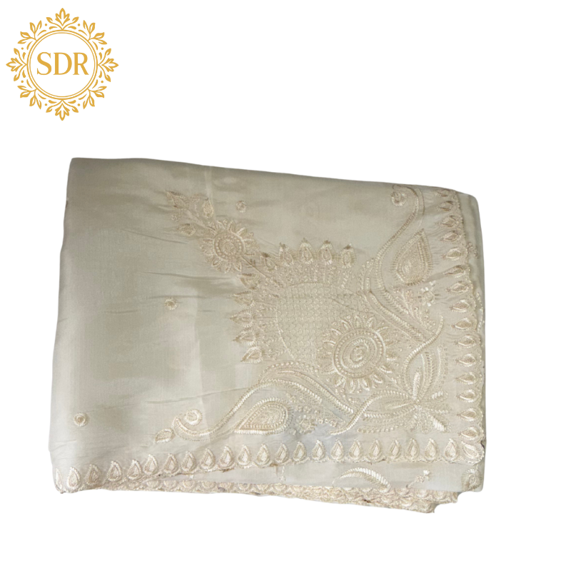 Untitled design (1) Satin Tussar Pallu With Kashmiri Pallu - Image 1