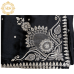 Satin Tussar Pallu With Kashmiri Pallu