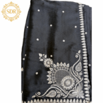 Satin Tussar Pallu With Kashmiri Pallu - Image 2