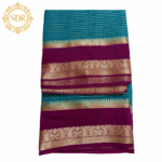 Semi Mysore Crepe Silk Saree - Image 2