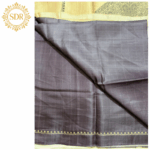 Satin Tussar Saree with Kashmiri Pallu - Image 3