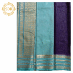 Semi Mysore Crepe Silk Checks Pattern - Image 5