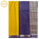 Semi Mysore Crepe Silk Checks Pattern - Image 5