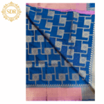 Banarasi Chiffon gerogette Saree - Image 5