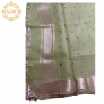 Tissue Monga Saree - Image 4