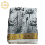 Semi Mysore Silk Saree(Kalamkari Print)