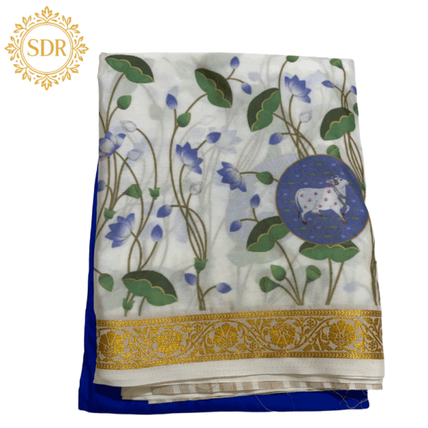 Semi Mysore Silk Saree(Kalamkari Print)