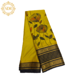 Semi Mysore Silk Saree(Kalamkari Print) - Image 2