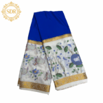 Semi Mysore Silk Saree(Kalamkari Print) - Image 2