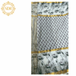 Semi Mysore Silk Saree(Kalamkari Print) - Image 5