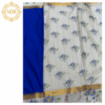 Semi Mysore Silk Saree(Kalamkari Print) - Image 5